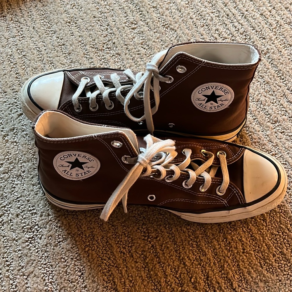 Light brown chuck taylor 70 converse